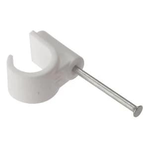 ForgeFix Pipe Clip with Masonry Nail 11mm Box 100