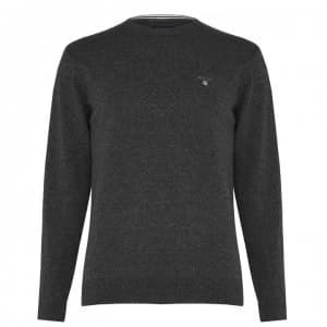 Gant Crew Neck Jumper - Charcoal 095