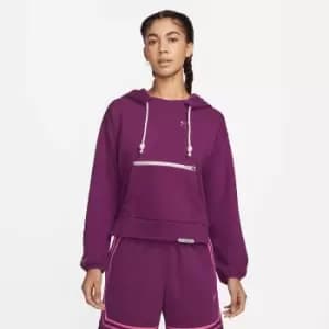 Nike W Dri-Fit Standard Issue Po Hoody, Viotech/Pinksicle, Female, Hoodies, DA6483-503