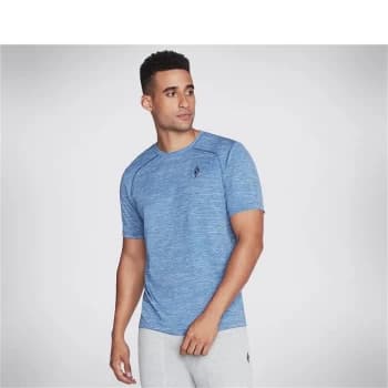 Skechers On The Road T Shirt Mens - Blue