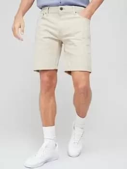 Jack & Jones Original 5 Pocket Shorts - Brown, Beige, Size S, Men