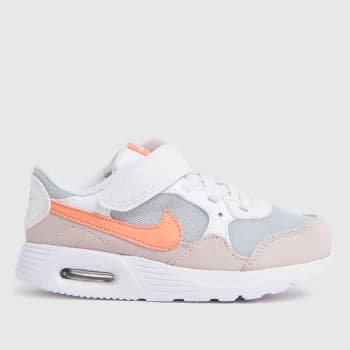 Nike White & Purple Air Max Sc Trainers Toddler