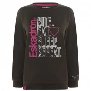 Eskadron Leopard Print Sweater - Olive