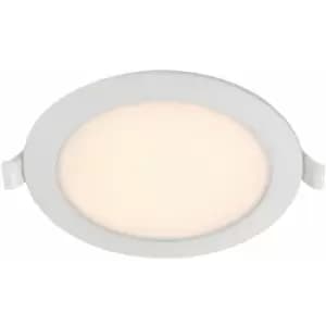Loops - Backlit Recessed Ceiling Downlight - 8W cct LED - Integrated Control Gear