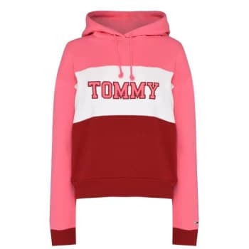 Tommy Jeans Block OTH Hoodie - Glamour Pink