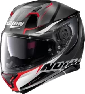 Nolan N87 Miles N-Com Helmet, grey-silver, Size XL, grey-silver, Size XL