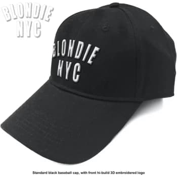 Blondie - NYC Logo Mens Baseball Cap - Black