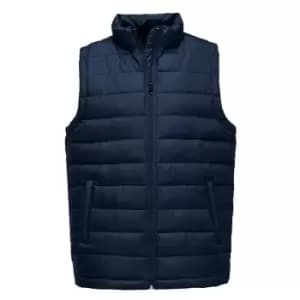 Portwest Mens Aspen Lightweight Padded Gilet Navy 2XL