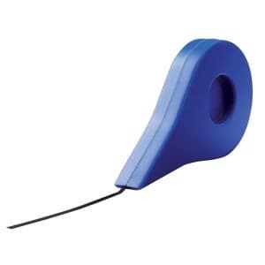 Nobo 3mm x 10m Self Adhesive Gridding Tape Black in a Blue Dispenser