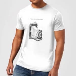 Photography Vintage Scribble T-Shirt - White - 3XL