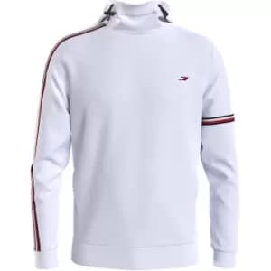 Tommy Sport Hilfiger Tape Hoodie - White