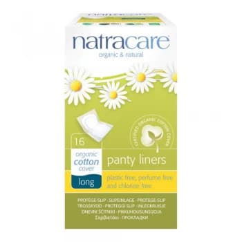 Natracare Panty Liners - Long Wrapped 16s