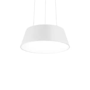 Cloe LED Decorative Cylindrical Pendant White, 3000K