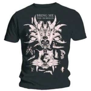 BMTH Skull & Bones Black T Shirt: Large