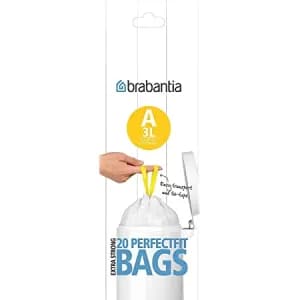 Brabantia PerfectFit 3 Litre Size A Bin Liners - Pack of 20