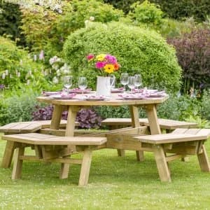 Zest4Leisure Alex Octagon Picnic Table