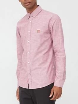 Hugo Boss Mabsoot Oxford Shirt Red Size M Men