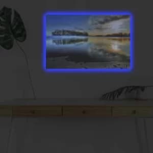 4570DHDACT-011 Multicolor Decorative LED Lighted Canvas Painting