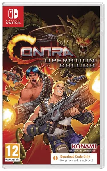 Contra Contra Operation Galuga Nintendo Switch Game
