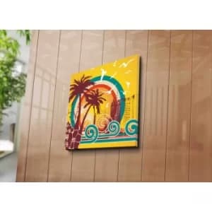 4545C-64 Multicolor Decorative Canvas Painting