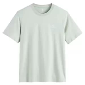 Star Chevron Unisex T-Shirt with Embroidered Logo and Short Sleeves in Cotton