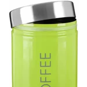 Premier Housewares - Lime Green Enamel Tea Coffee & Sugar Set
