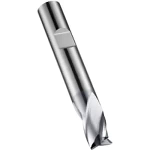 S803HB 2.5MM Carbide 2 Flute Extra Short Slot Drill - Alcrona Coated DIN 6527K