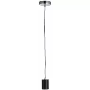 Loops - Ceiling Pendant Light Black Marble & Matt Black 60W E27 Dimmable
