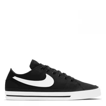 Nike Court Legacy Canvas Mens Shoe - Black/White