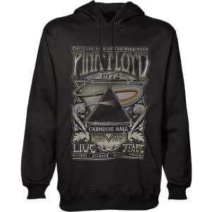 Pink Floyd - Carnegie Hall Poster Unisex X-Large Pullover Hoodie - Black