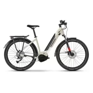 Haibike Haibike Trekking 4 Lowstep 2022 Electric Hybrid Bike - White
