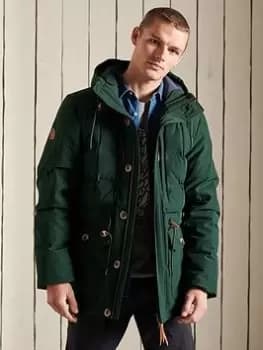 Superdry Mountain Expedition Jacket - Forest Green, Forest Green, Size XL, Men