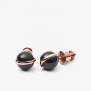 Ladies Skagen Rose Gold Plated Stud Earrings