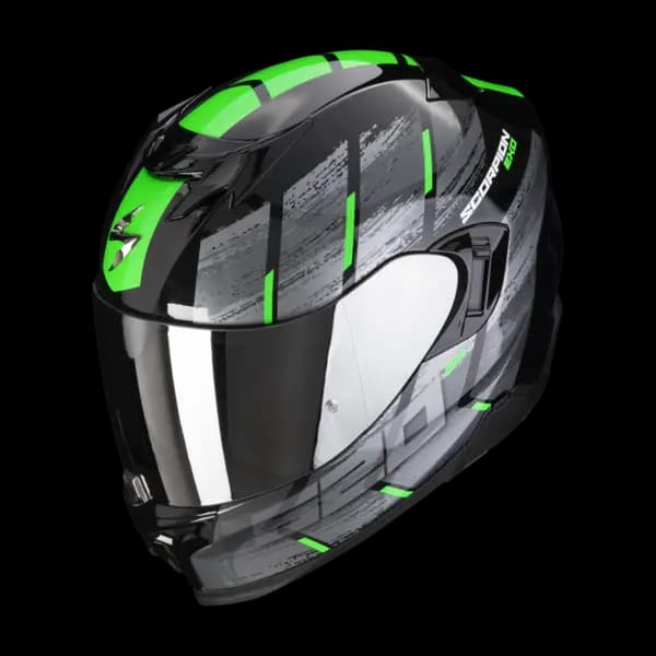 Scorpion Exo-520 Evo Air Maha Black-Green Full Face Helmet 2XL