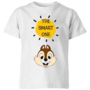 Disney Chip 'N' Dale The Smart One Kids T-Shirt - White - 11-12 Years