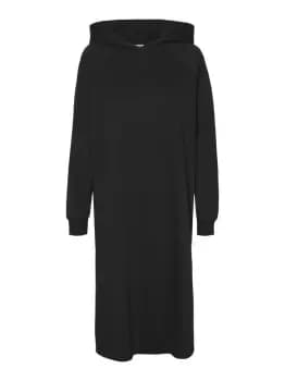 NOISY MAY Long Sweat Dress Women Black