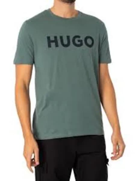 HUGO Dulivio Graphic T-Shirt Dark Green S