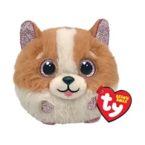 Ty Puffies Beanie Balls - Tanner Dog, none