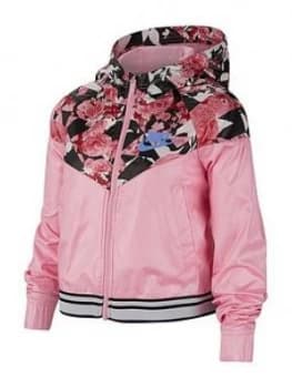 Nike Older Girls Windrunner - Pink, Size L, 12-13 Years, Women