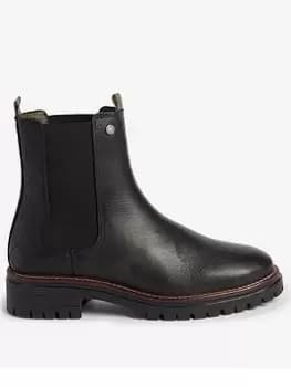 Barbour Barbour Evie Leather Chelsea Boot - Black, Size 3, Women