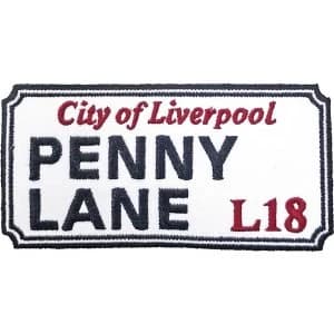 Road Sign - Penny Lane, Liverpool Sign Standard Patch