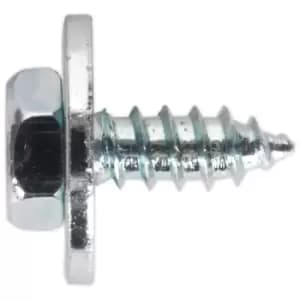 Sealey ASW10 Acme Screw with Captive Washer #10 x 3/4" Zinc Pack o...