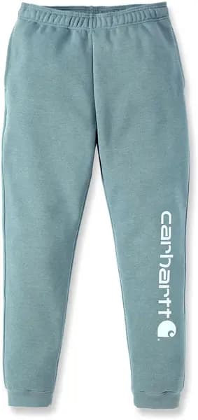 Carhartt Midweight Tapered Graphic Sweatpant, green-blue, Size 2XL