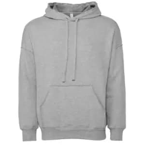 Bella + Canvas Unisex Adult Raw Seam Hoodie (L) (Athletic Heather Grey)