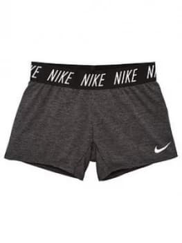 Nike Girls Dry Training Shorts - Black
