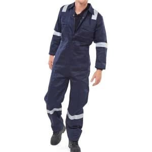 Click Fireretardant 40 Burgan Boiler suit Navy Blue
