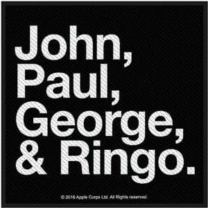 The Beatles - Jon, Paul, George & Ringo Standard Patch