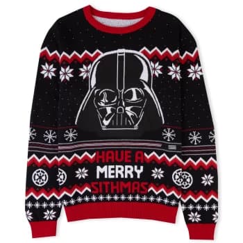 Have a Merry Sithmas Festive Knitted Jumper - Black - L
