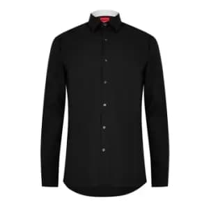 Hugo Cotton Stretch Shirt - Black