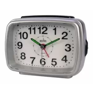 Retro 2 Clock Silver /White - Acctim
